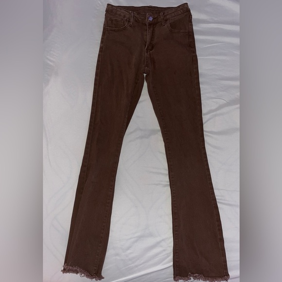 Shein Raw hem flare jean - Picture 2 of 3